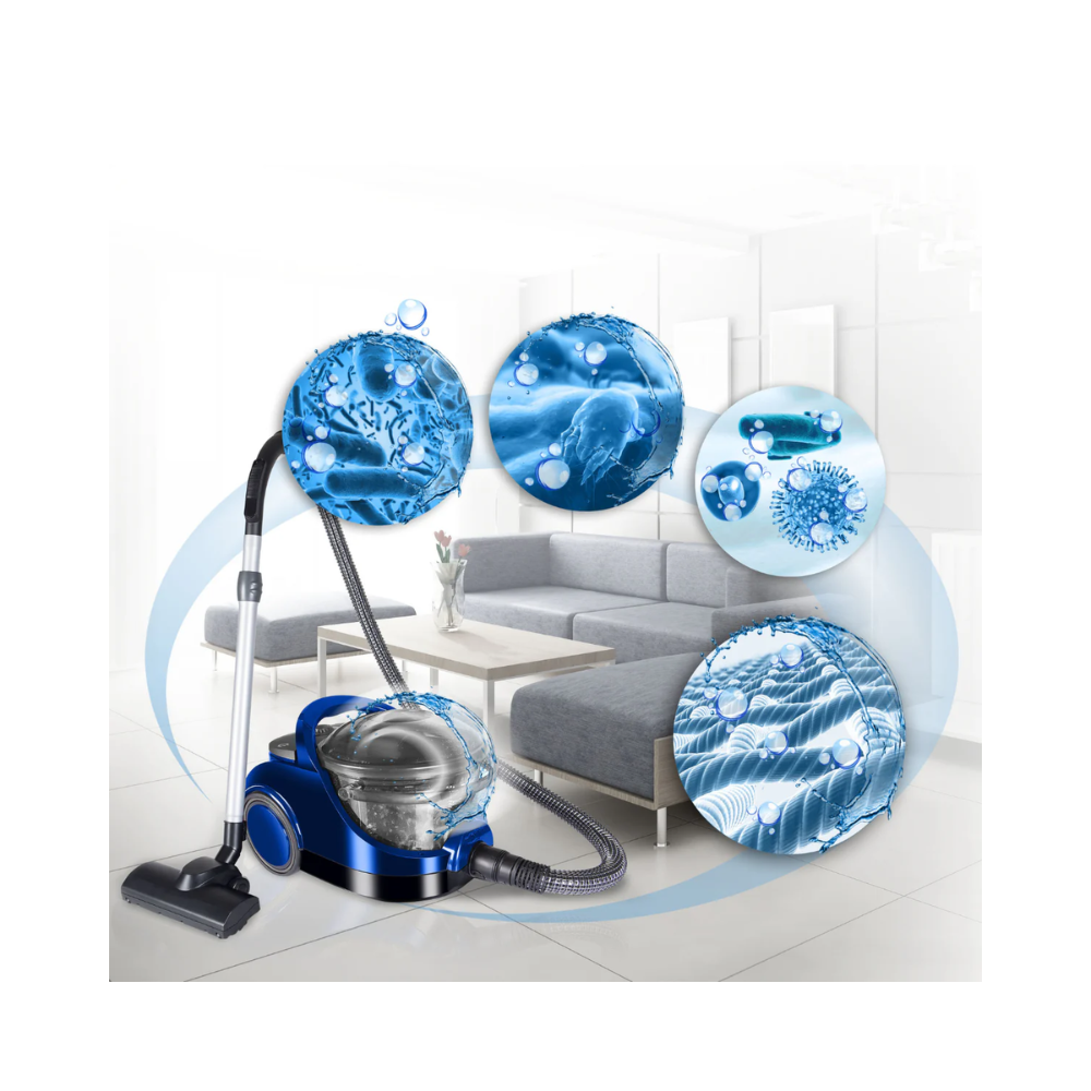 Aspiradora Acquapur Con Filtro De Agua Koblenz® Azul / Gris