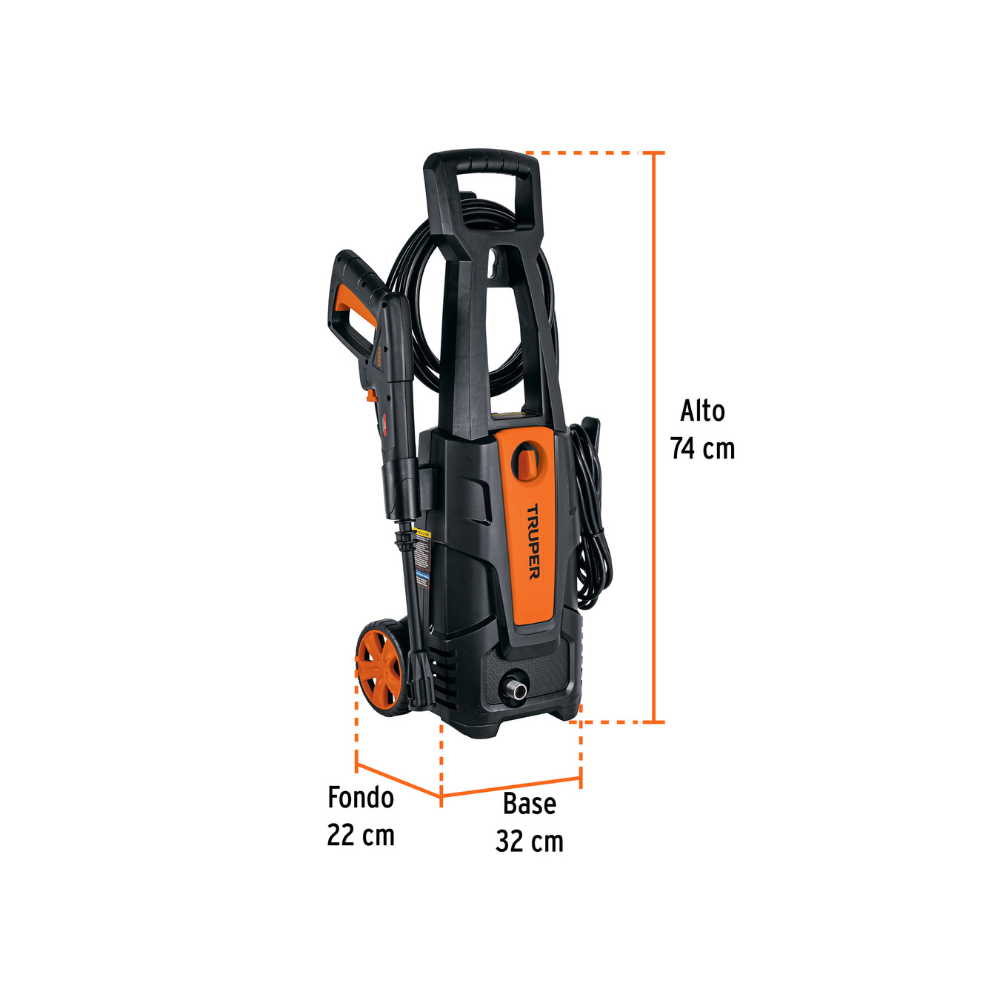 Hidrolavadora electrica 1800 PSI