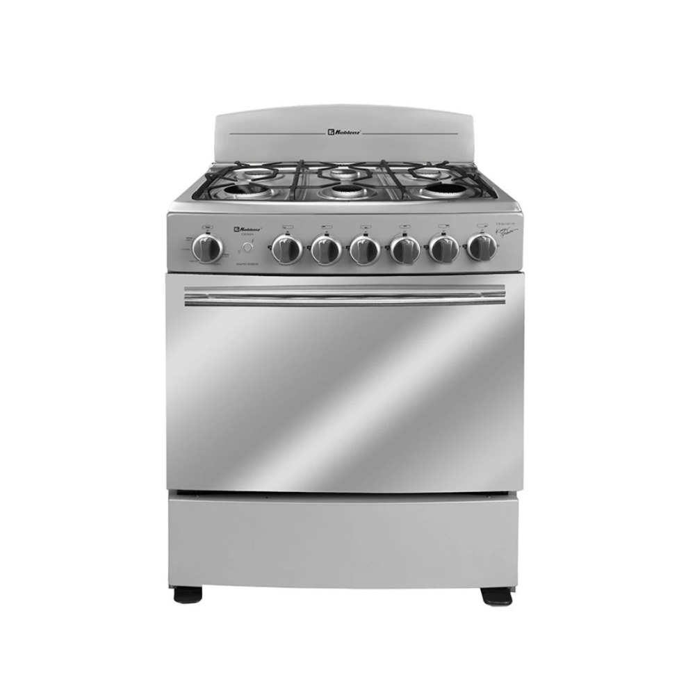 Estufa Koblenz Catania EK-1121, 6 Quemadores, Color Silver