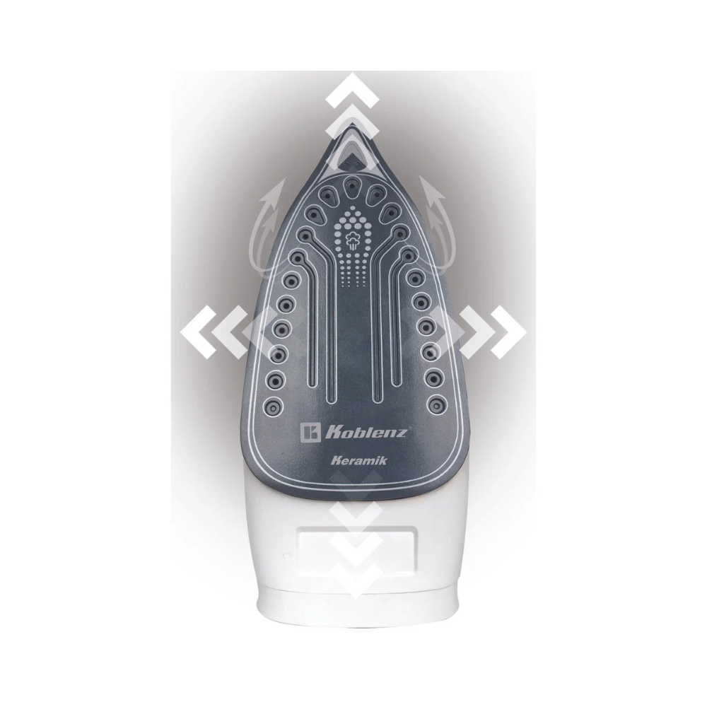 Plancha Secure Keramik Koblenz®, Anti Sarro, Tanque 300 Ml