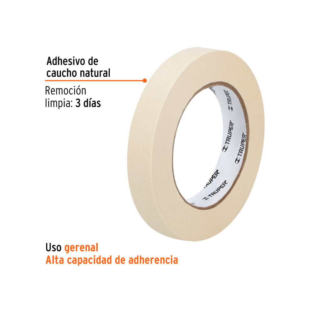 Cinta masking tape media x 50 m