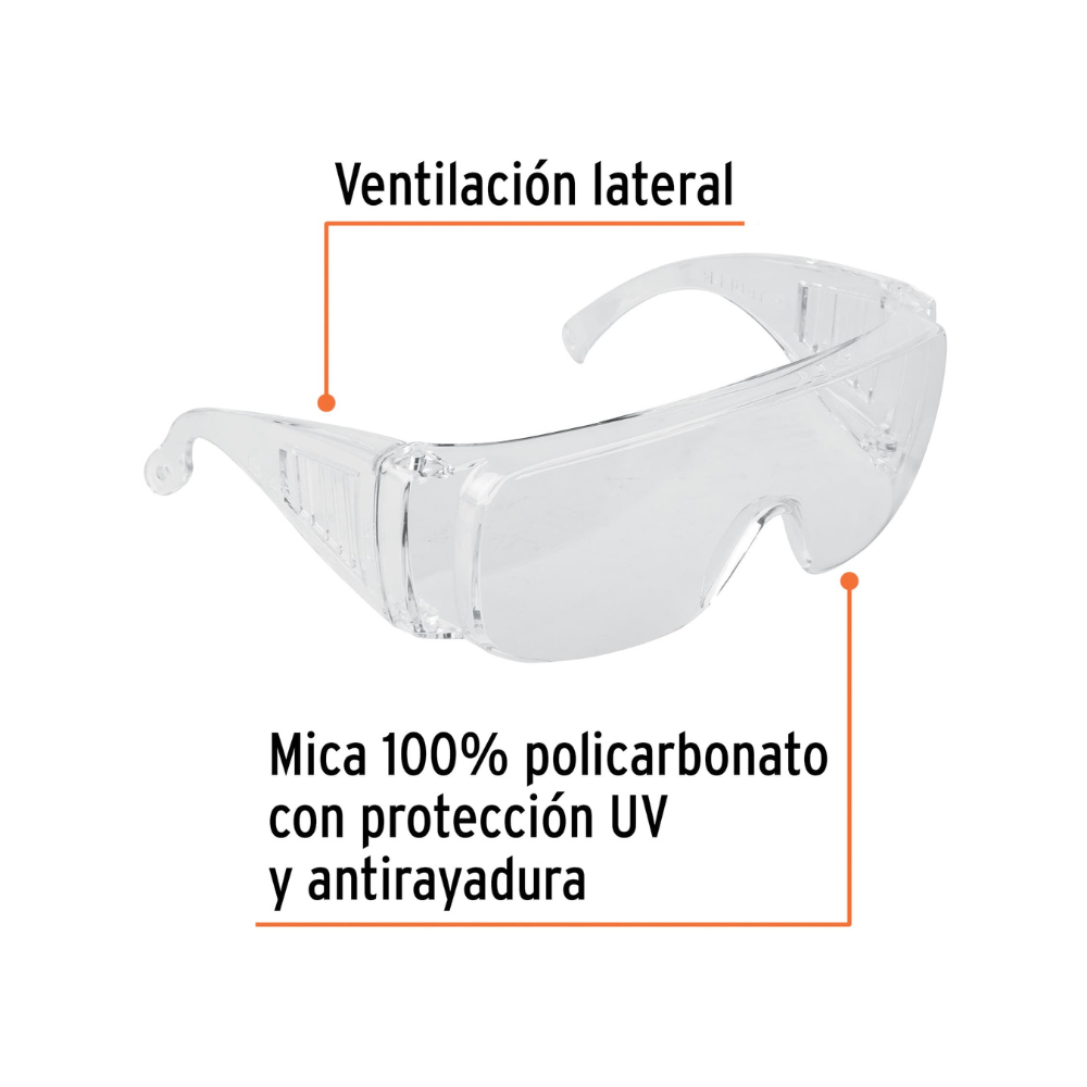 Lentes de seguridad mica transparente Safe