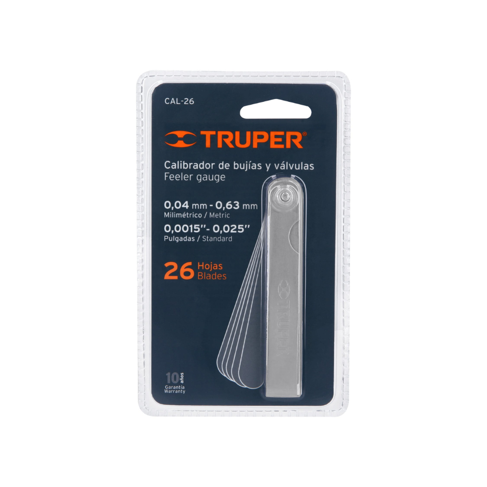 Calibrador de 26 hojas std mm