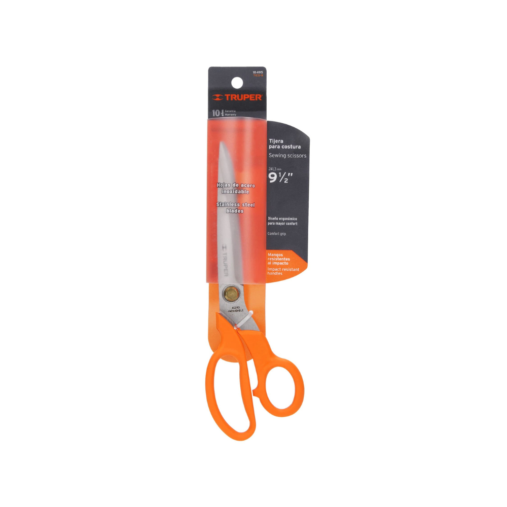 Tijera Para Costura 9 y media pulgada Truper Acero Inoxidable