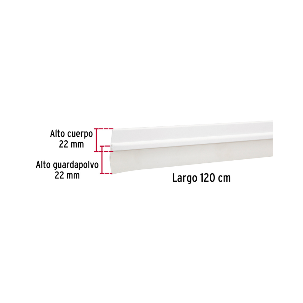 Guardapolvo 120 cm blanco