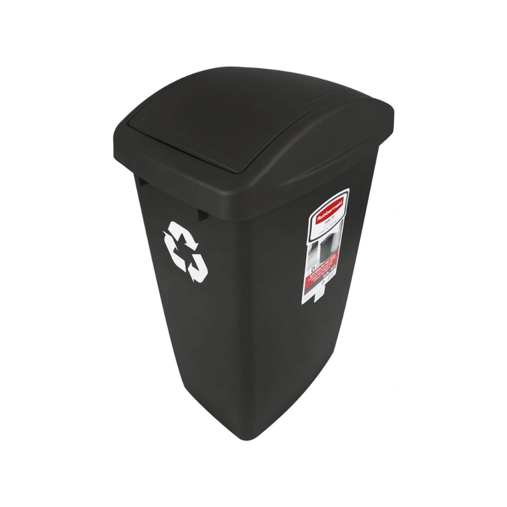 Cesto para reciclaje C Tapa Swing Top C Negro 50QT