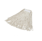 MOP HÚMEDO GRANDE DE ALGODÓN VALUE PRO, EXTREMOS CORTADOS, BLANCO, 1"