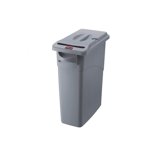 COMBO BOTE Y TAPA SLIM JIM® P/ DOCUMENTOS CONFIDENCIALES, 16 GAL