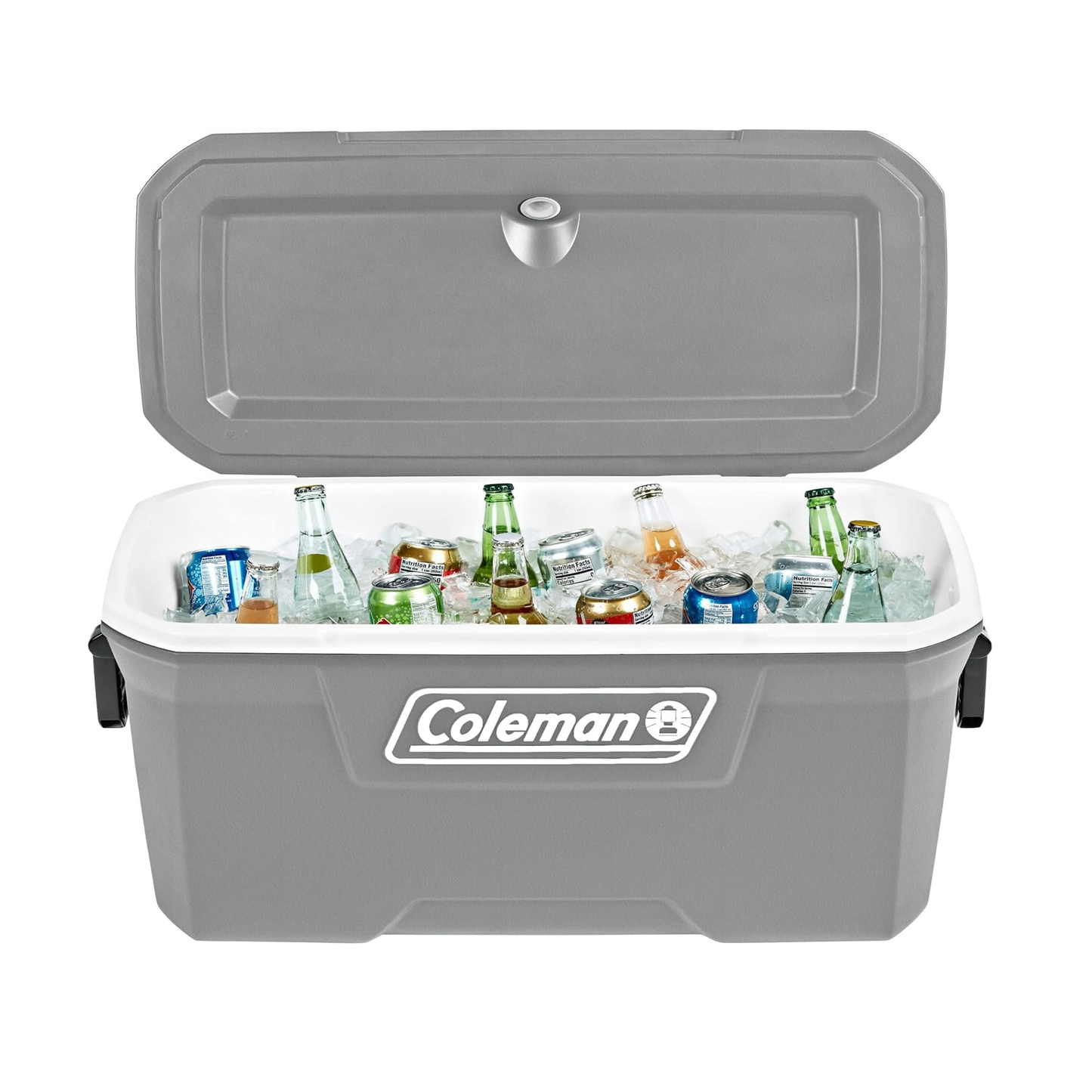Hielera Coleman 120 Qt 5872, Gris Con Blanco