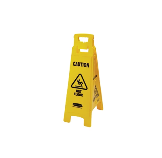 SEÑAL PARA PISO "CUIDADO PISO MOJADO", 2 CARAS, 38"