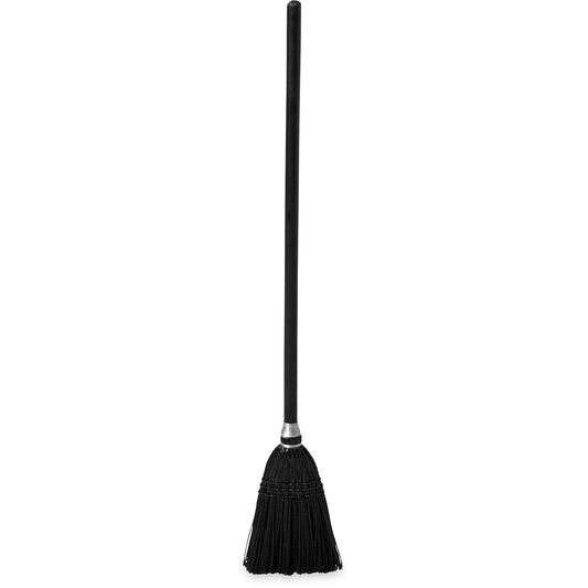 ESCOBA LOBBY BROOM EXECUTIVE CON MANGO DE MADERA NEGRO