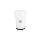 CONTENEDOR GREENSKEEPER® CON TAPA Y PLATAFORMA RODANTE, 32 GAL