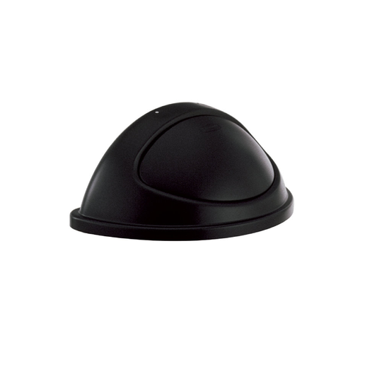 TAPA SEMICILÍNDRICA CON PUERTA UNTOUCHABLE® NEGRO, 21 GAL