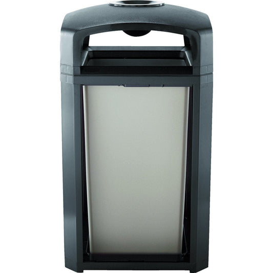 CONTENEDOR LANDMARK SERIES® ARMAZÓN CON TAPA DE DOMO CON CENICERO Y FORRO INTERNO RÍGIDO, 50 GAL