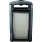 CONTENEDOR LANDMARK SERIES® ARMAZÓN CON TAPA DE DOMO CON CENICERO Y FORRO INTERNO RÍGIDO, 50 GAL