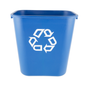 CESTO DE RECICLAJE PARA ESCRITORIO RCP® MEDIANO, 28 QT