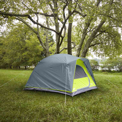 Casa De Campaña Coleman Amazonia, 4 Personas, Gris Con Verde