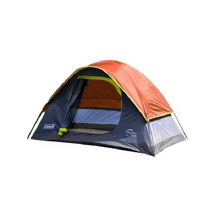 Casa de Campaña Coleman Tulum, 2 Personas, Gris Con Naranja