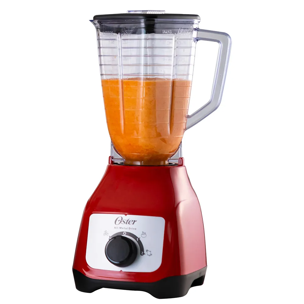 Licuadora Kaliman Oster Vaso Plástico, Rotary, Rojo