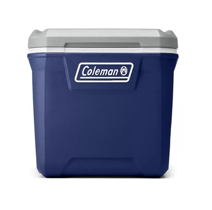 Hielera Coleman 316, 65 QT 5861, Azul Con Gris y Blanco