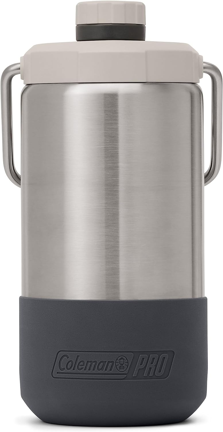 Termo PRO Coleman 1/2 GAL Plata Con Negro