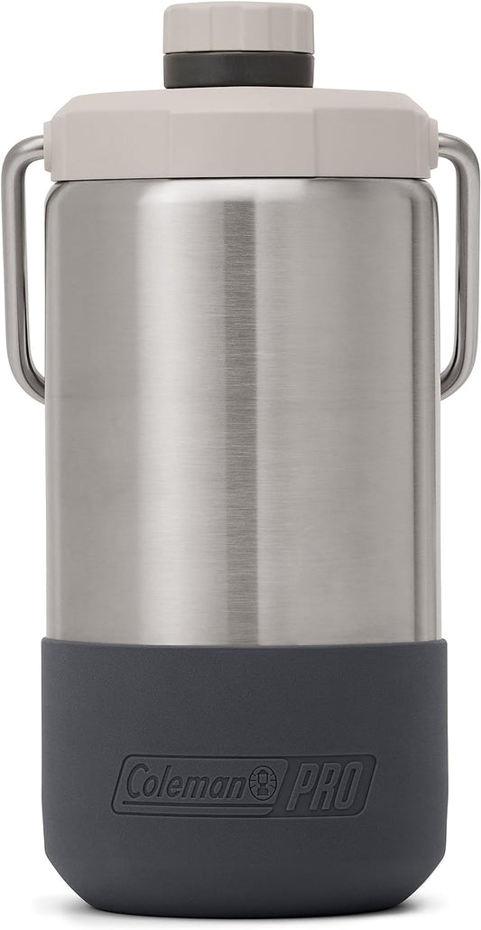 Termo PRO Coleman 1/2 GAL Plata Con Negro