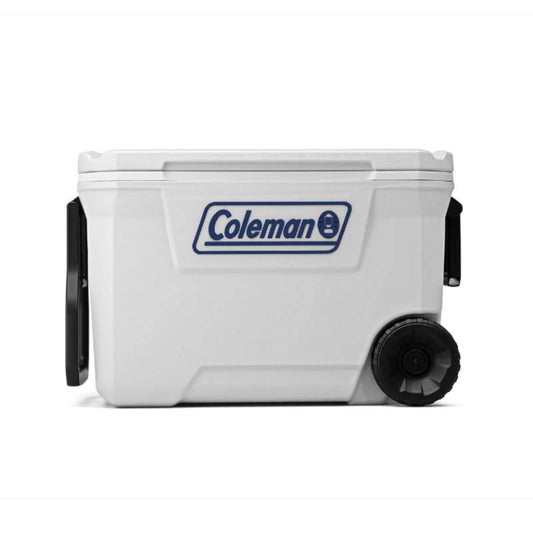 Hielera Coleman 316, 62QT 5859, Blanco Con Azul