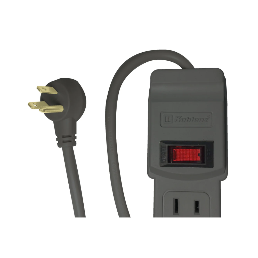 Supresor Koblenz SS-1000, 5 Contactos, 2 Puertos USB, Gris