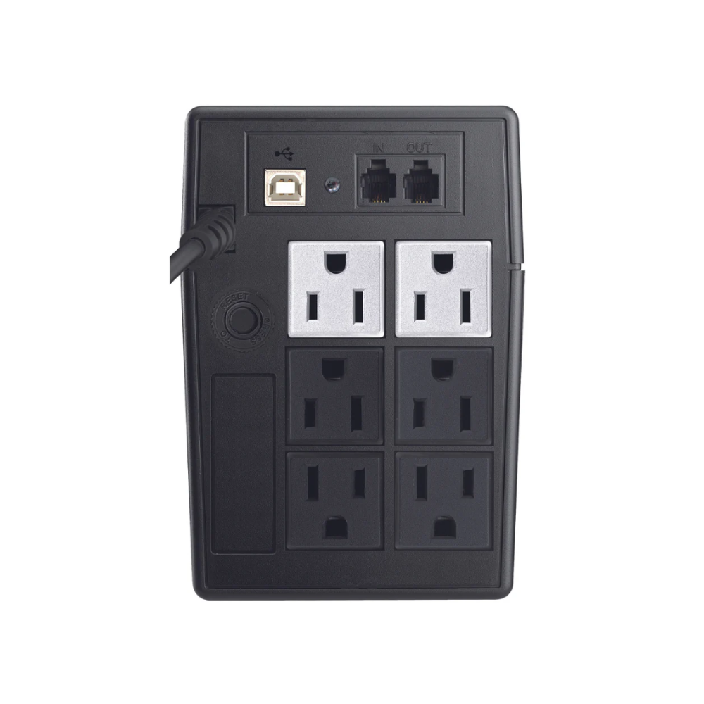 No Break Koblenz 7016, USB/R 700 VA, Entrada Y Salida De 120V, Negro