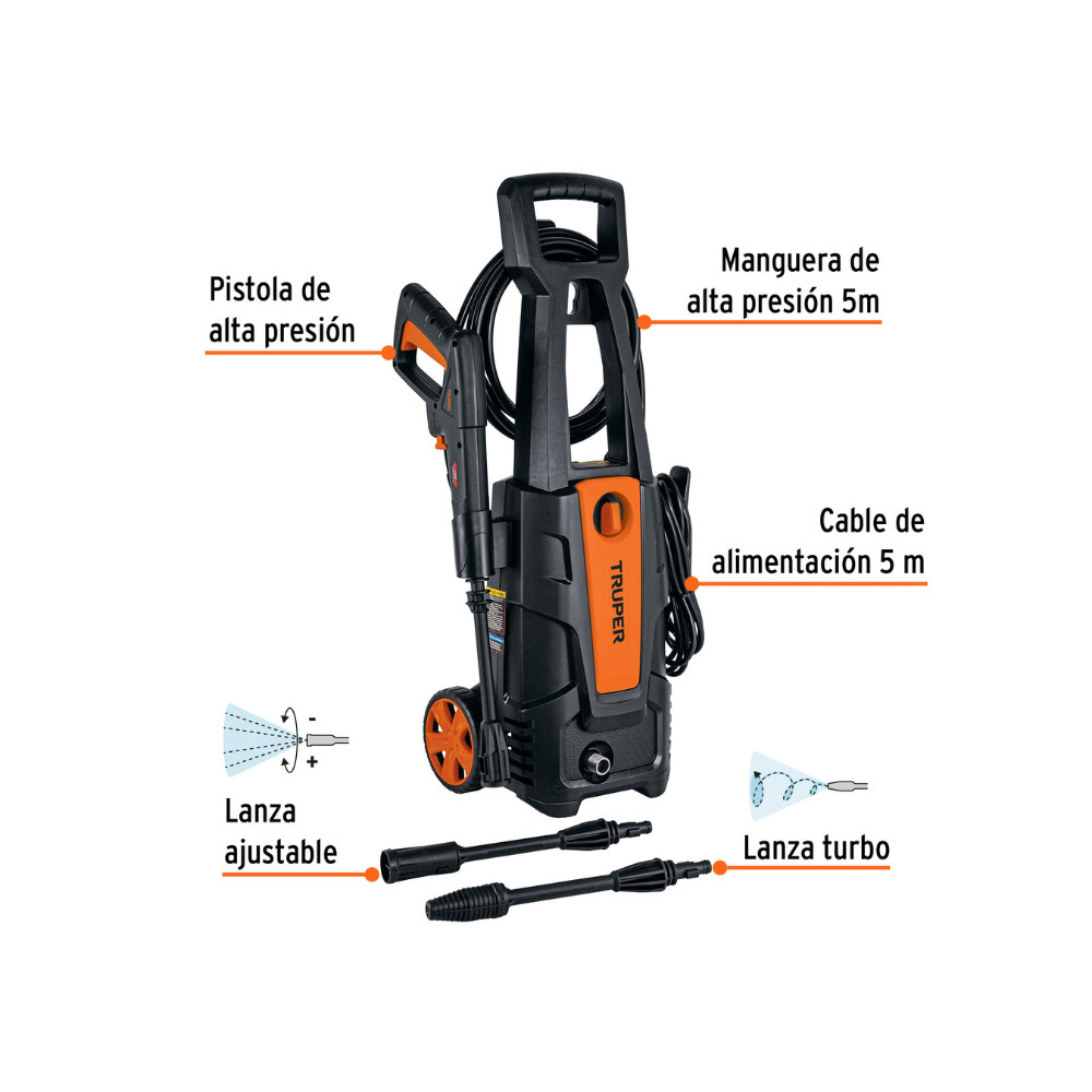 Hidrolavadora electrica 1800 PSI