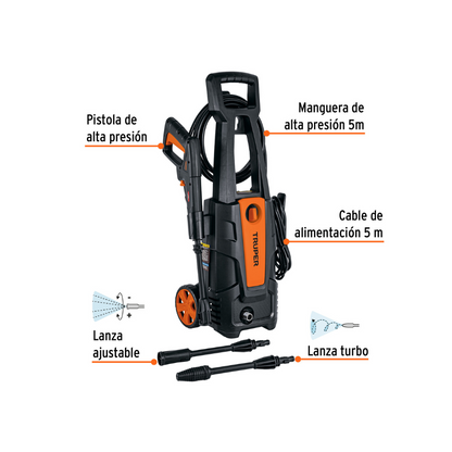 Hidrolavadora electrica 1800 PSI