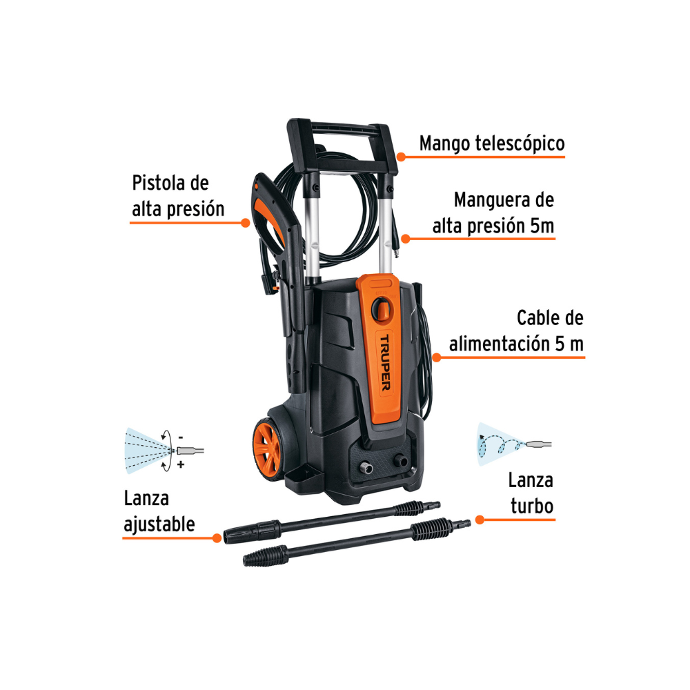 Hidrolavadora electrica 2000 PSI