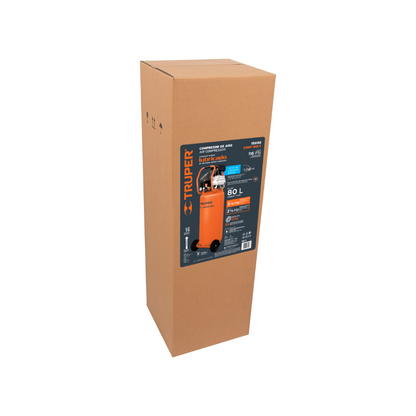COMPRESOR VERTICAL 80 L 3. 12 HP POTENCIA MAXIMA