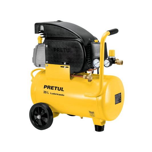 COMPRESOR 20 L 2.1 2 HP POTENCIA MAXIMA127 V PRETUL
