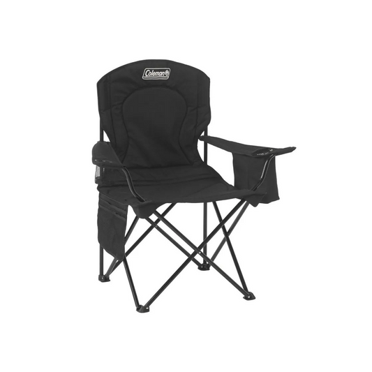 Silla Extra Grande Con Hielera Y Portavasos Coleman Negra