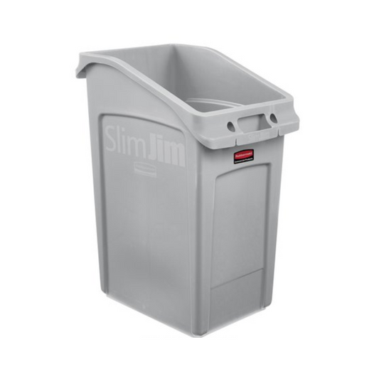 CONTENEDOR BOTE DE BASURA SLIM JIM® BAJO EL ESCRITORIO, 23 GAL