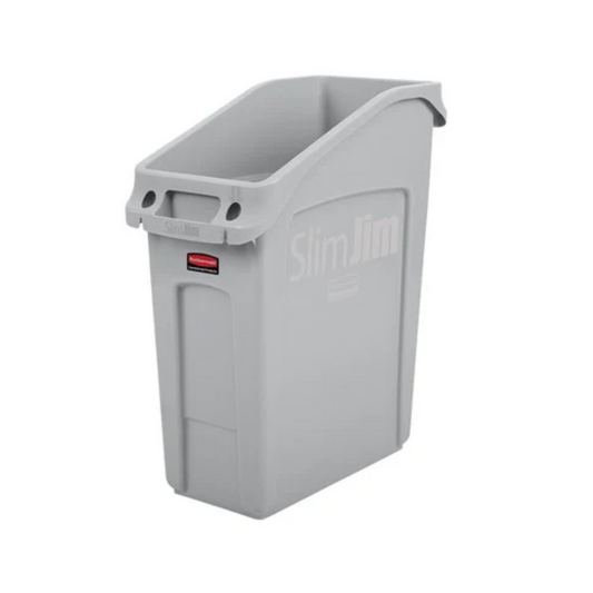 CONTENEDOR BOTE DE BASURA SLIM JIM® BAJO EL ESCRITORIO, 13 GAL