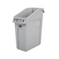CONTENEDOR BOTE DE BASURA SLIM JIM® BAJO EL ESCRITORIO, 13 GAL