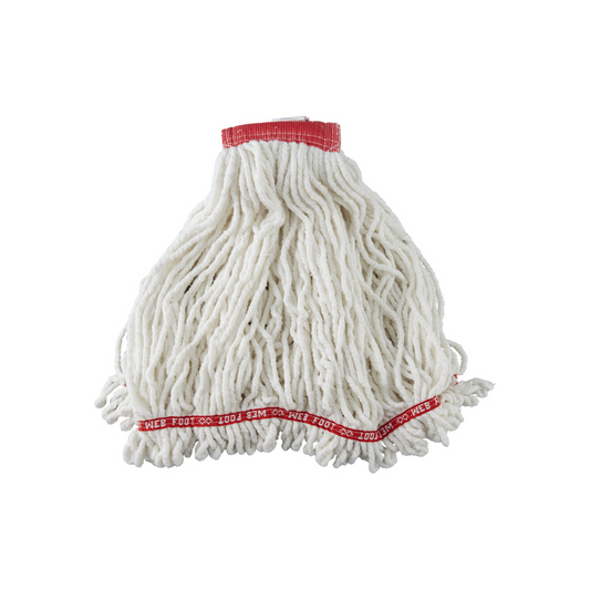 MOP HÚMEDO GRANDE BLEND SHRINKLESS® WEB FOOT® DIADEMA 5", BLANCO