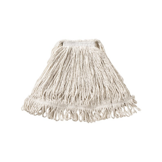 MOP HÚMEDO MEDIANO DE ALGODÓN SUPER STITCH® BLANCO, DIADEMA 1"