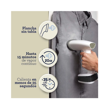 Plancha De Vapor Oster, Plegable, Blanco