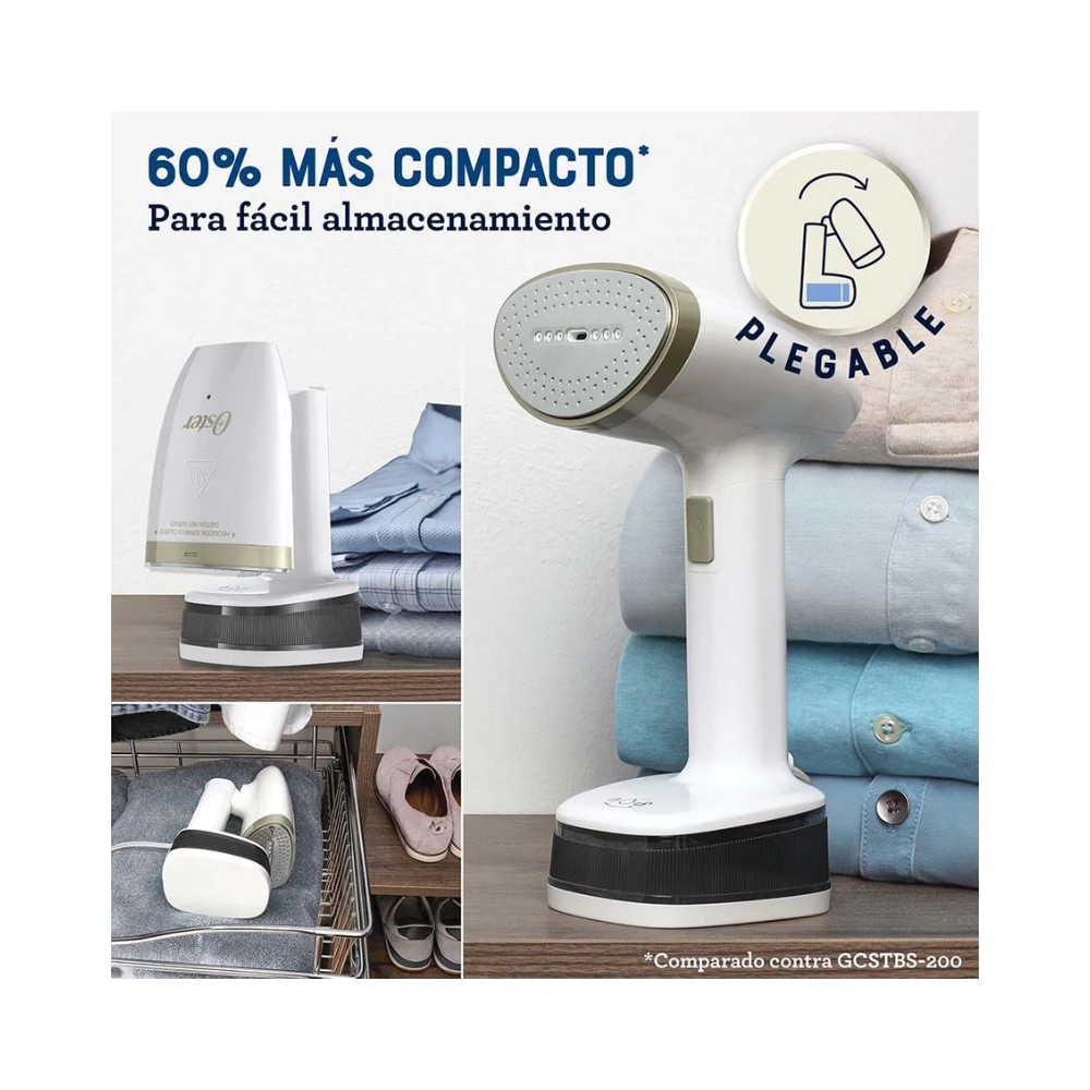 Plancha De Vapor Oster, Plegable, Blanco