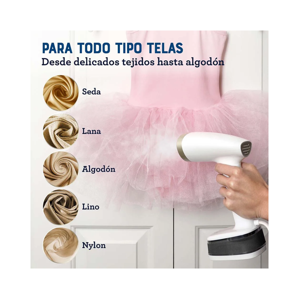Plancha De Vapor Oster, Plegable, Blanco