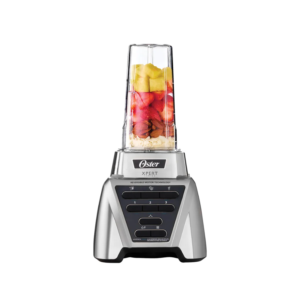 Licuadora Oster Xpert Series Con Vaso Boroclass, Plata