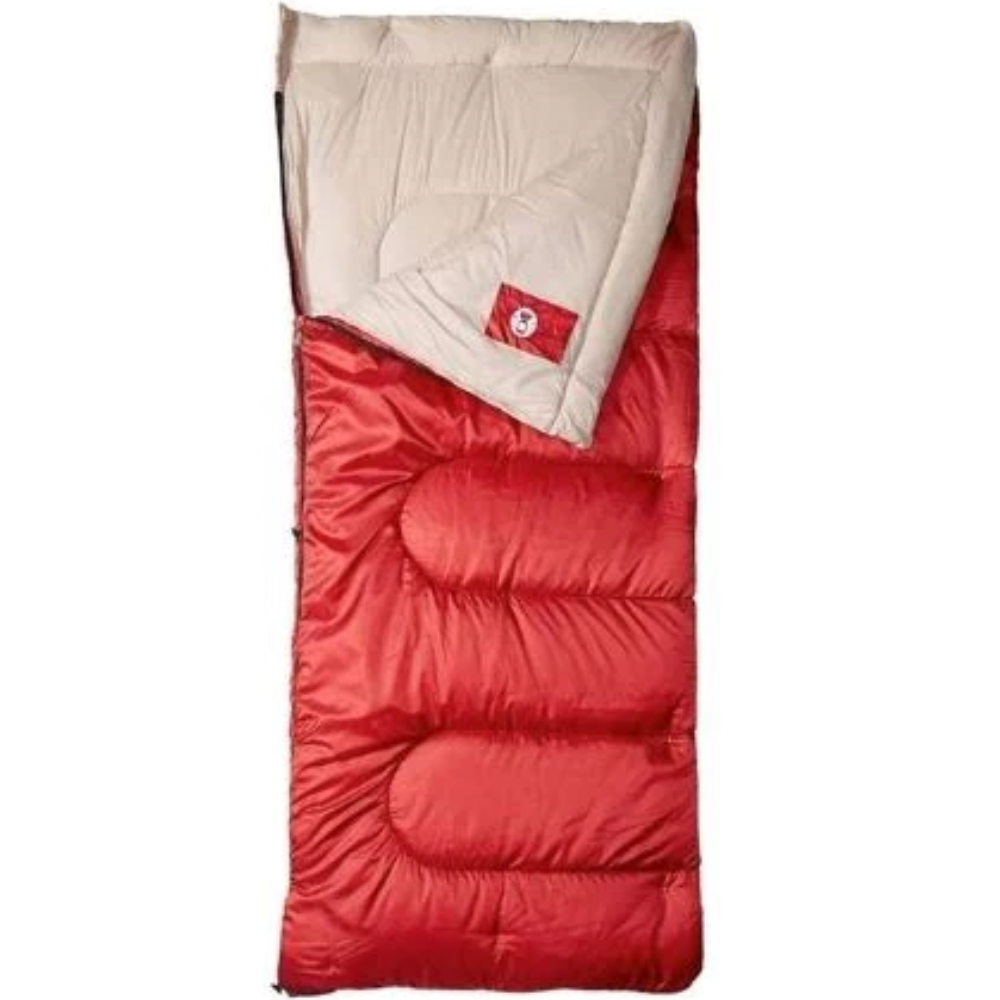 Sleeping Bag Coleman Palmetto, 30F, Rojo