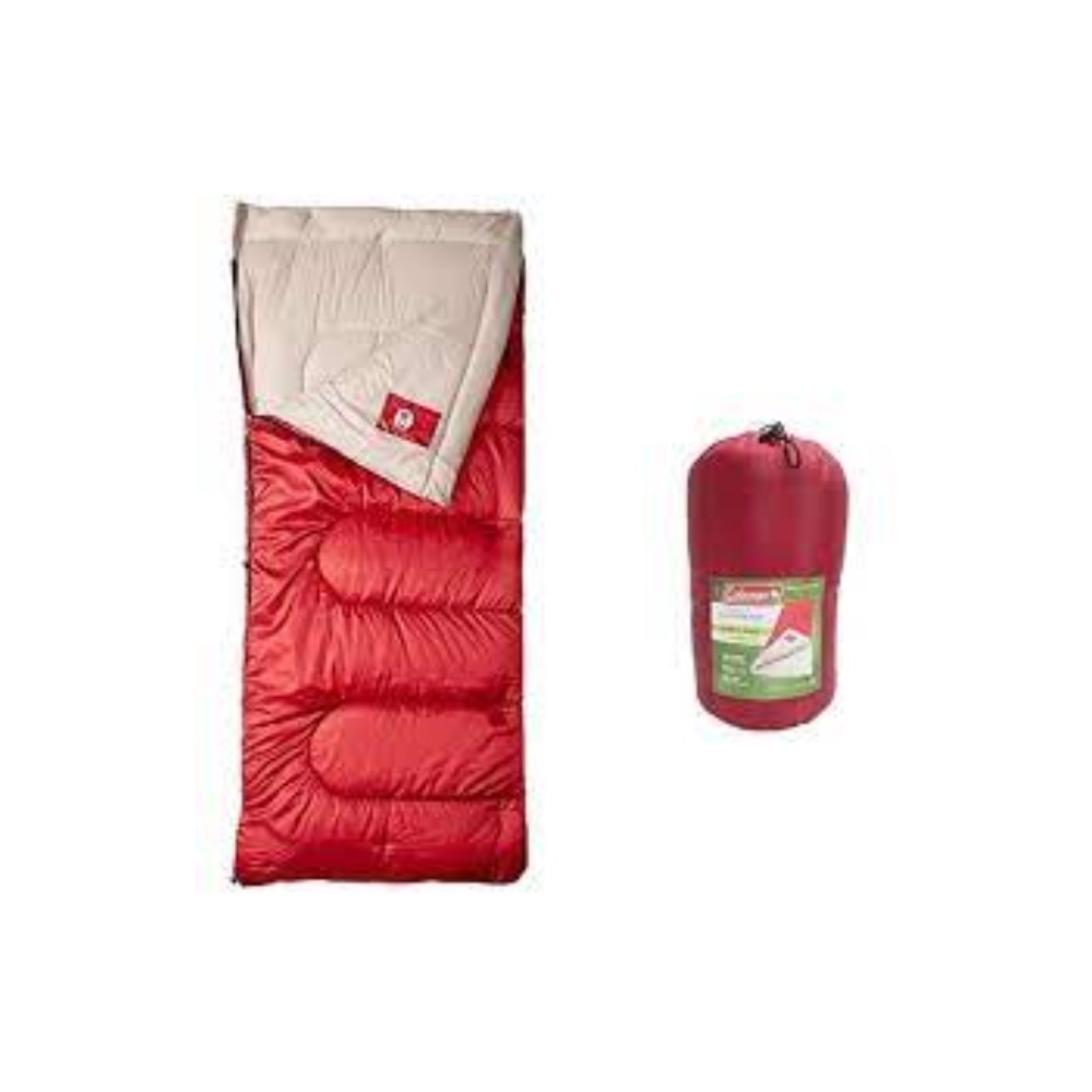 Sleeping Bag Coleman Palmetto, 30F, Rojo
