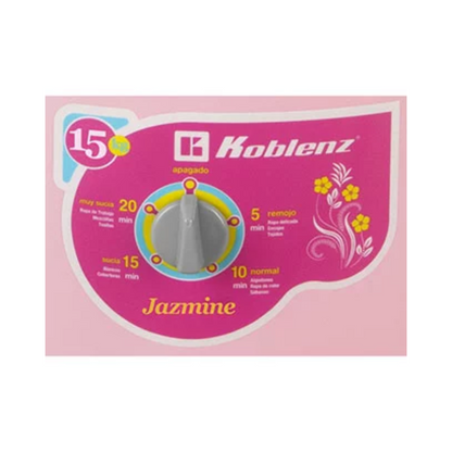 Lavadora Jazmine Redonda De Polea Koblenz® Color Rosa, 15 Kg