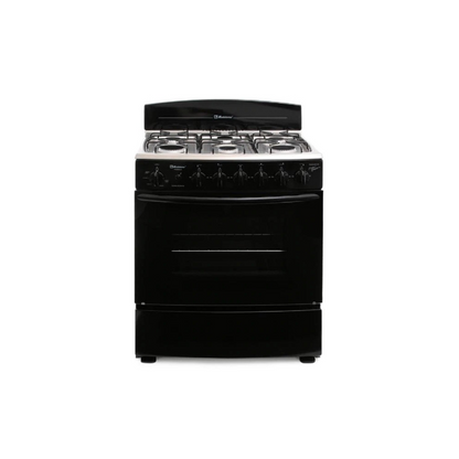 Estufa Koblenz Marsella, Gas/eléctrica, 6 Quemadores, Negra, Puerta Con Visor