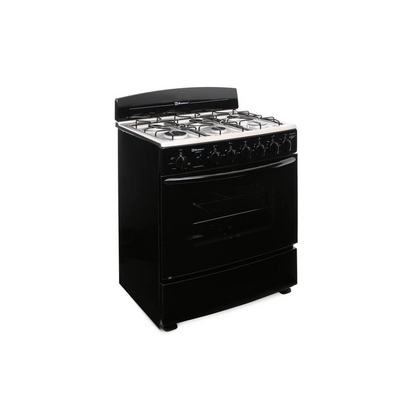 Estufa Koblenz Marsella, Gas/eléctrica, 6 Quemadores, Negra, Puerta Con Visor