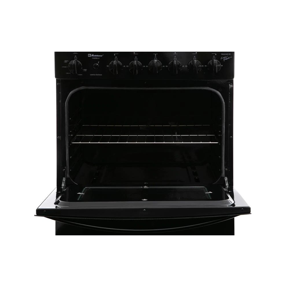 Estufa Koblenz Marsella, Gas/eléctrica, 6 Quemadores, Negra, Puerta Con Visor